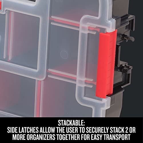 CRAFTSMAN Small Storage Organizer, 10 Compartment, Plastic (CMST14021) (Pack of 2) - size: 1 Count (Pack of 2), style: Small Organizer