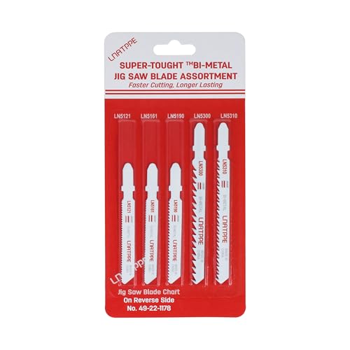 49-22-1178 Compatible with Milwau-kee Jig Saw Blades Assortment 5P