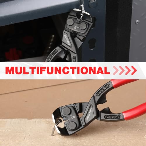 WORKPRO 8 Inch Nail Puller Pliers, High Leverage End Cutting Pliers