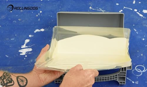 ROLLINGDOG Paint Tray Liners 3PC Efficient and Compatible Disposable - color: Paint Tray Liner
