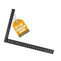 POWERTEC Framing Square, 16'' x 24'' Steel Carpenter Square with Rafter Tables, Framing Tools & Right Angle Ruler for Carpenter, Woodworking, Construction (80008V) - size: 16" x 24" Framing Square