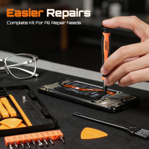 JOREST 55pcs Small Precision Screwdriver Set with Torx T5 T6, Mini Tool Kit - style: 55 in 1 S2