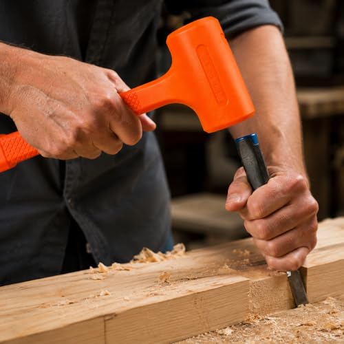 Stark USA 3 lb Dead Blow Hammer, Grip Mallet Hammer Handle Spark Rebound Resistant DIY Wood Work 3-Pounds Head - size: 3-LBS