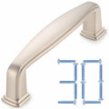 KOOFIZO 30 Pack 3 in Brushed Nickel Cabinet Pulls, Drawer Handles 1817 - color: Brushed Nickel, size: 3" CC - 30Pcs