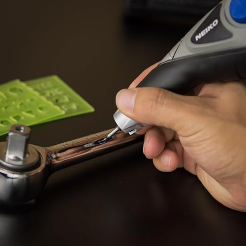 NEIKO 10576A Handheld Electric Engraver Tool, Etching Tool, 120V, Tungsten Carbide Tip, Electric Engraving Pen for Metal, Wood, Glass, & Plastic, Engraving Machine Scriber, Customizer Etcher Stencils - style: Engraver