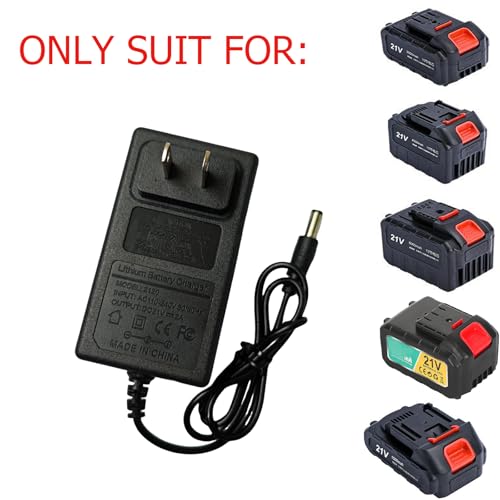 21V2A Tool Lithium Battery Charger for Weed Wacker Mini Chainsaws