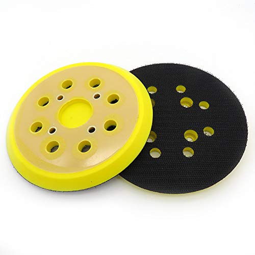 5 Inch 8 Hole Hook and Loop Orbital Sander Replacement Pad for Random Orbit Sanders - color: 1 Pack