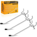 ELEAD 55-Piece 4 Inch Pegboard Hooks, Heavy Duty Peg Board Organizer Accessories, Peg Board Tool Hangers Fit for 1/4" and 1/8" Pegboard Hanging Tools Garage, Workshop, and Craft Storage - style: 55-Piece 4 Inch