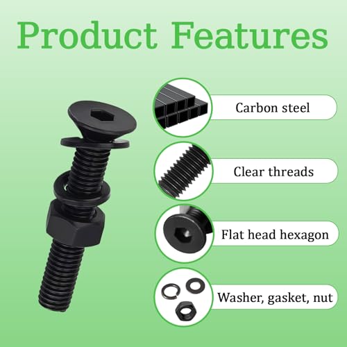 1200Pcs M3 Countersunk Flat Head Phillips Machine Screws Assortment Kit, Nuts Washers with Screwdriver, M3x6/8/10/12/16/20/25/30mm for Electronics & Machinery - size: M3x6/8/10/12/16/20/25/30-1200Pcs
