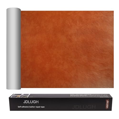 JDLUGH Leather Repair Patch Tape, 15x60 Inch, Brown 2.0 - color: Brown 2.0, size: 15x60 Inch