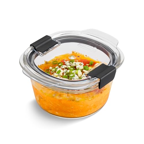 Rubbermaid Brilliance® Glass Round Leak-Proof 6-Piece Set Food Storage Containers, Food Containers with Lids, Meal Prep Containers - size: Assorted Sizes (6-Piece)