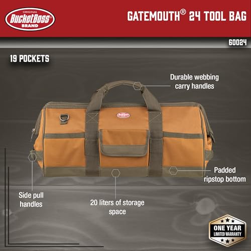 Tool Bag,Longboy,16 Pocket,24X10X10