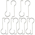 Stainless Steel Drain Key Lifting Hooks - Rustproof Drain Grate Puller for Shower, Bath, Sink Daily Cleaning & Maintenance (12 pcs)