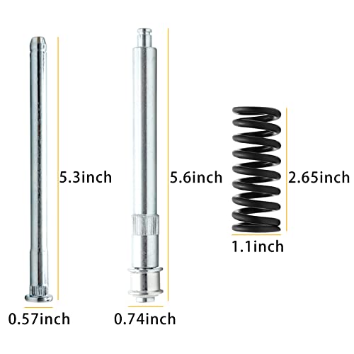 Ledaut Door Hinge Roller Pin and Bushing Repair Kits with Spring Replacement Front Upper for Chevrolet C1500 Truck 1988‑1999 - size: 1500MJL