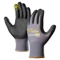 COOLJOB 3/12/36 Pairs Safety Work Gloves, Microfoam Nitrile Rubber Coated - size: Medium, style: 3 Pairs