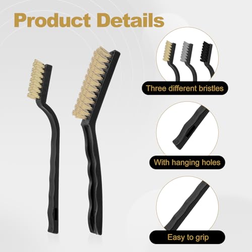 Wire Brushes, 6 PCS