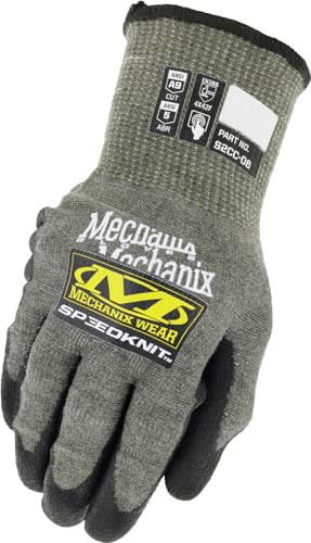 Mechanix Wear SpeedKnit S2CC06 Coated-Knit Work Gloves, Large - size: Large