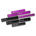 Westling USA Premium Aluminum Starter 8 Piece Socket Tray/Organizer Set, Holds 152 Standard and Metric Sockets (Black/Purple, 2 Row) - color: Black/Purple, size: 2 Row