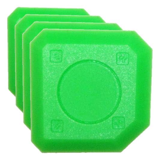 Albion Dispensing Solutions 1158-1 Caulk Slicker Squares 4 Piece Set Polyurethane (Pack of 4) - size: 1 Count (Pack of 16)