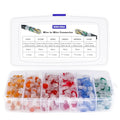 Wire Connectors Assortment Kit,SINCODA 220 PCS Waterproof Telephone Line Connector, Data Phone Wire Butt Splice Ports K1/K2/K3/K4/K5 Crimp Terminal Connectors Assortment Kit
