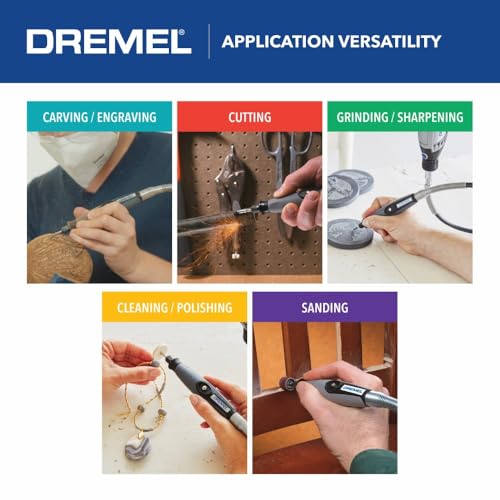 Dremel Flex Shaft Rotary Tool Attachment, Comfort Grip, 36” Cable (225-02)