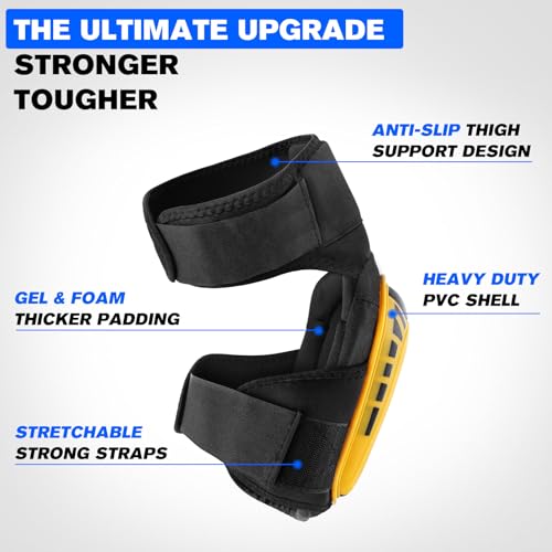 Knee Pads for Work, Professional Construction Knee Pads for Men