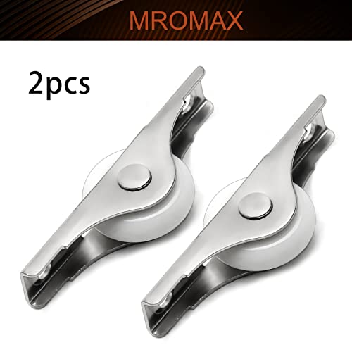 MroMax Nylon Door/Window Roller Replacement, 2Pcs 23mm/0.91" Dia White - color: 2pcs White Wheel
