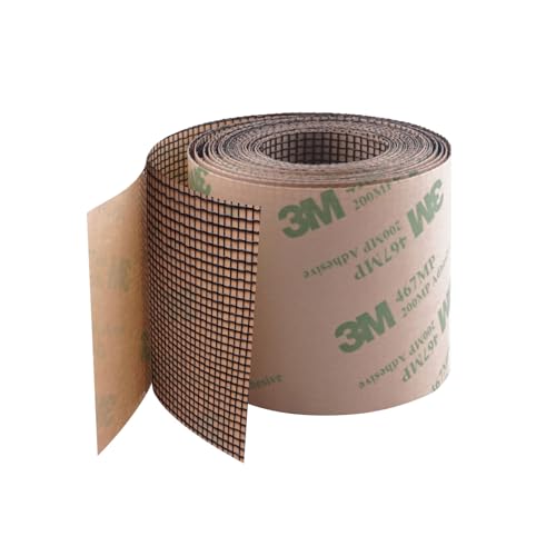 Window Screen Repair Tape, Made of 3M Tape, Screen Repair Kit for Small Holes and Tears of Windows, Doors, Mosquito Net, Strong Adhesive Patch Kit Fiberglass Mesh Tape (Transparent) - style: Transparent
