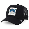 Trendy Apparel Shop 5 Panel Structured Tool Theamed Design Trucker Cap - color: Cutter Black