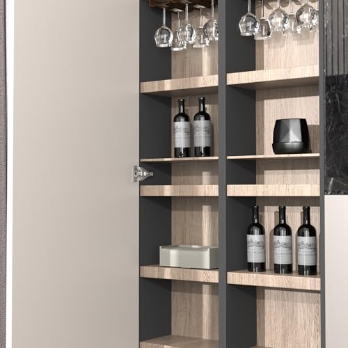 Chibery 9/16", 1/2", 5/8", 3/4" Overlay Soft Close Concealed Hinge for Face Frame Door ＆ Frameless Door, 3D Clip-on Plate, Self Closing Hidden Satin Nickel, 105° Angle, H=3, Full Overlay, 20 Pack - size: H=3, Full Overlay
