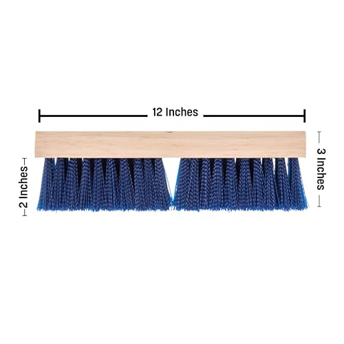 Carlisle FoodService Products 36193P14 Blue Color, 10" Polypropylene Deck Scrub Brush - size: 10 inches