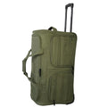 US Army ROMEO 28-inch Large Tactical Duffel Bag with Wheels | Heavy Duty Material, Molle Webbing, Water Resistant Military Rolling Bag for Travel, Deployment, and Camping - Tactical Green - color: Tactical Green, size: 28-inch