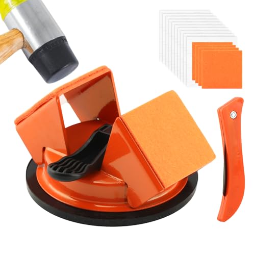 Floor Gap Fixer Tool, Heavy Duty Floor Gap Repair Kit, Includes 10 Sticky Pads 4 Buffer Pads and Seam Cleaning Tools for Wood Floor, Laminate, Vinyl Plank, Hardwood