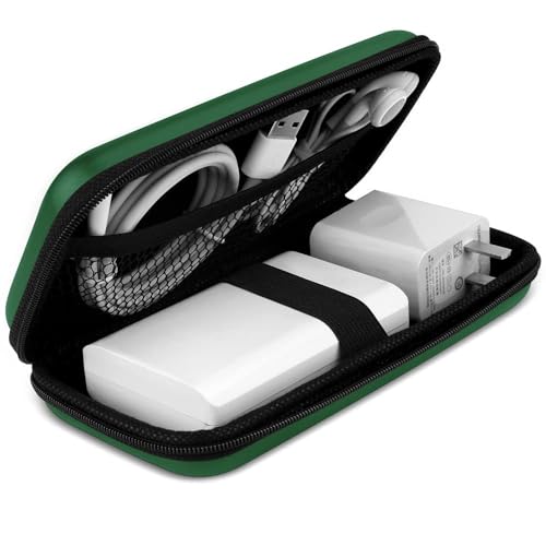 iMangoo Travel Essential Electronics Organizer Charger Case Carrying Pouch - color: Green, size: Small