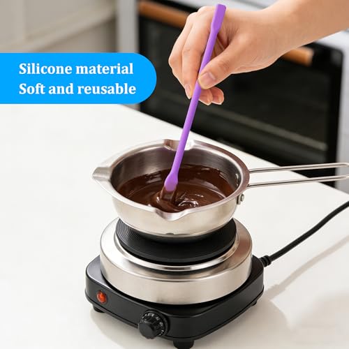10 Pcs Epoxy Stir Sticks, Reusable Silicone Wax Stick, Multipurpose | For Epoxy Facial Mask Hair Removal Stirring Rods Paint Mixing Tools