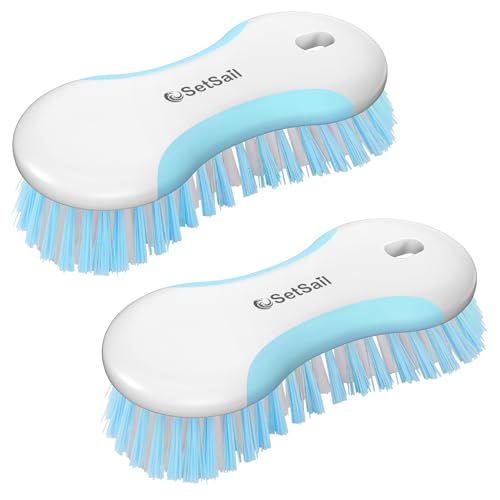 SetSail Multi-Purpose Scrub Brush of 2 Pack, Blue - color: Blue