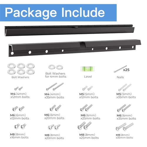 KAMIWI No Drill TV Wall Mount, Studless Drywall TV Mount for 12-55 inch TVs - size: For 12-55 Inch TVs