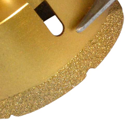 Diamond Hole Saw Core Drill Bit Kit for Concrete Porcelain and Granite in Case 8 Piece 1/4, 5/16,1/2,3/4,7/8,1,1 3/8 fits Angle Grinder - size: 8 Pce Hole Saw Kit Dry Cut