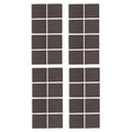 Furnigear Non Slip Furniture Pads - Self Adhesive Rubber Anti Skid Pads Grippers Rubber Chair Feet Furniture Pad for Hardwood Floors -Protectors for Furniture Table Legs Anti Slip 32 Pcs 1-1/2" Square - size: 1-1/2" Square 32pcs