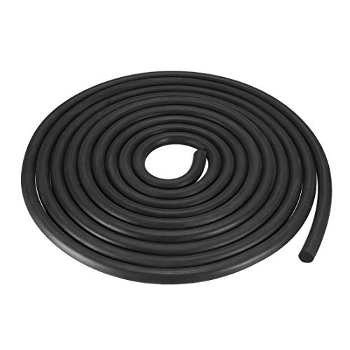uxcell Foam Rubber Seal Weather Strip 13mm Diameter 5 Meters Long Black - size: 13mm x5m