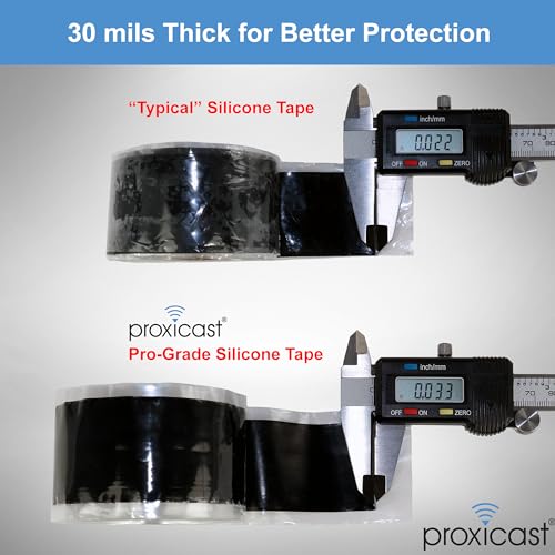 Proxicast Self Fusing Silicone Tape Waterproof - 1.5" x 15' Roll - Blue - color: Blue