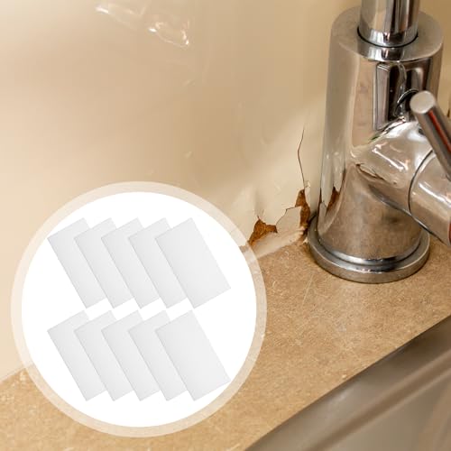 10 Pcs Bathtub Hole Patch Siding Wall Repair Kit, White - color: White