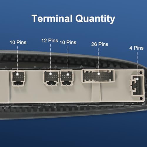Master Power Window Switch Compatible with 2003-2007 Chevrolet GMC - size: 15883318