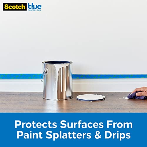 ScotchBlue Tape and Plastic, 48 Inch Wide, PT2093-48 - size: 48" Width, style: No Dispenser