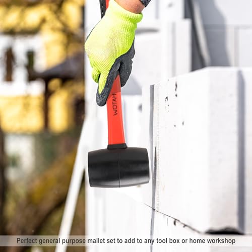 16 oz Rubber Mallet Hammer