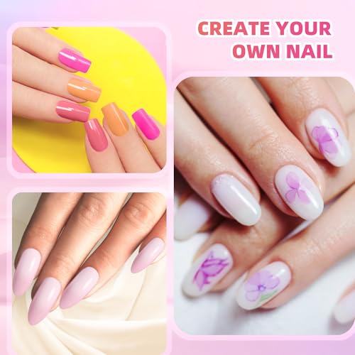20 Colors Ombre Gel Nail Polish - Sponge Pat Painting Gel for Gradient Nails, Aura & French Manicure, Fluffy Cloud Texture with No-Wipe Glossy Finish, DIY Nail Art Kit for Beginners & Professionals - color: 20-Colors-A