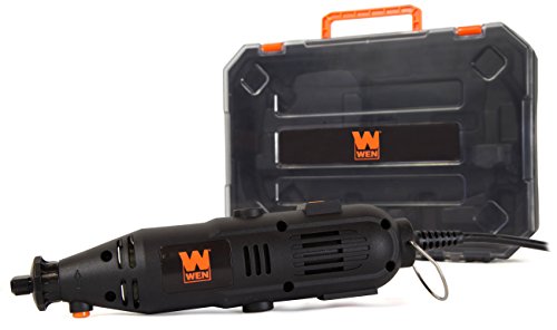 WEN 23103 1-Amp Variable Speed Rotary Tool with 100+ Accessories, Carrying Case and Flex Shaft - style: Corded
