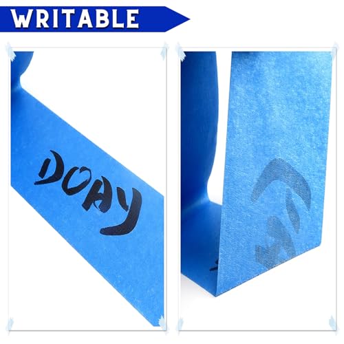 5 Rolls Pinstripe Tape - Masking Tape 1/16", 1/8", 1/4", 1/2", 3/4" - Thin Painters Masking Automotive Tape for DIY, Car, Auto, Paint, Art, Tumblers (Blue) - color: Blue