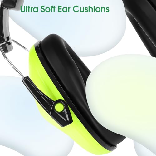 Floriogra Noise Cancelling Headphones for Kids/Toddler 28dB SNR Ear Muffs - color: Green