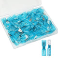 100 PCS Spade Connectors Kit, Heat Shrink Spade Terminal 16-14 AWG - size: 16-14AWG, style: Spade Female & Male